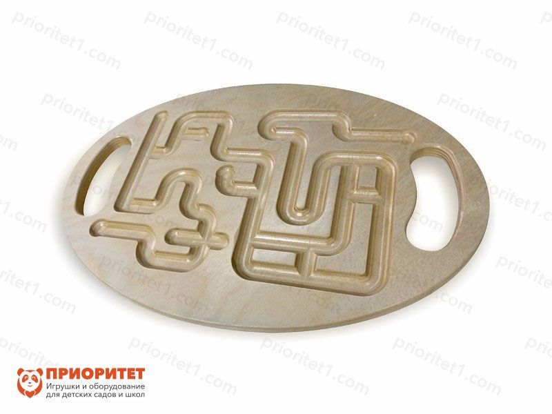 Тактильно-развивающая панель-лабиринт «Маршруты»