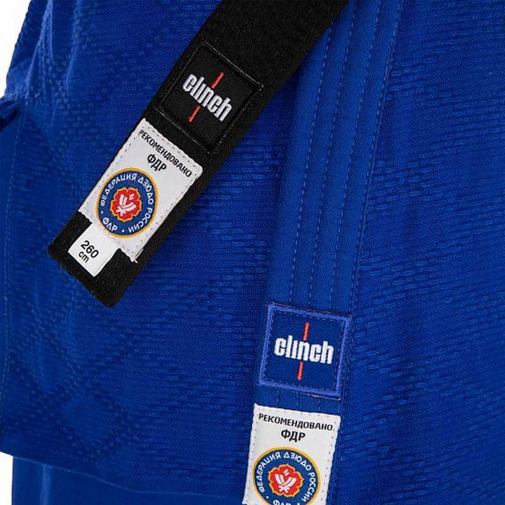 Фотографии Кимоно для дзюдо Clinch Judo Gold FDR C777 синий