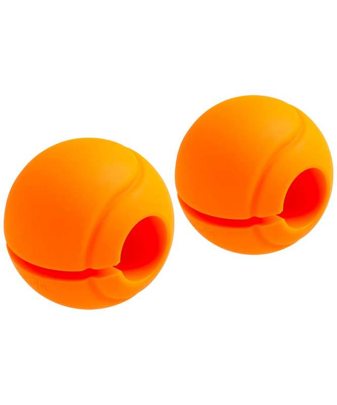 Комплект расширителей хвата Star Fit BB-111, D25 мм, сфера, оранжевый, 2 шт.