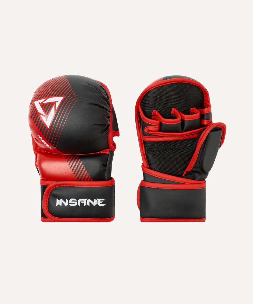 Фото Перчатки INSANE MMA HYBRID, красный