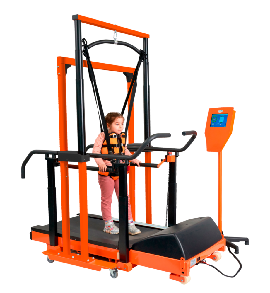 Подвес реабилитационный для вертикализации пациента «Орторент» Модель «Орторент С+ детский (стационарный с беговой дорожкой)»