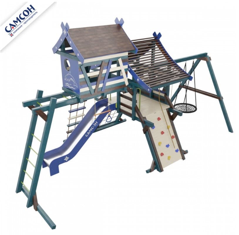 Фото Детская игровая площадка Самсон Хижина Санторини