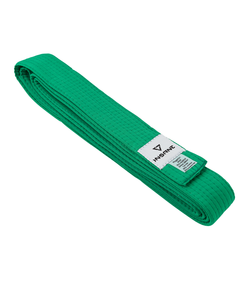 Фото Пояс для единоборств BASE, хлопок/полиэстер, зеленый, 280 см