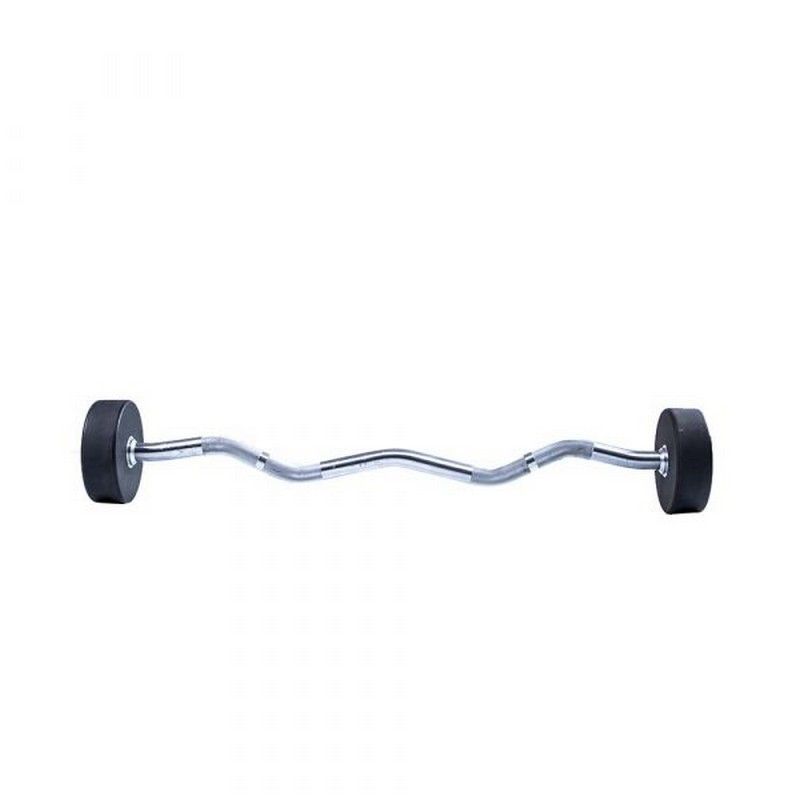 Фиксированная кривая штанга Live Pro Ez Curl Urethane Barbells LP8011-10 10кг