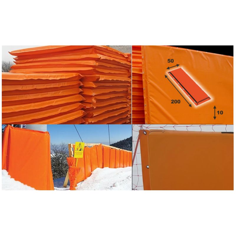 Фотографии Мат для горнолыжных трасс 200х50х10 см Тент  люверсы  Pioner A11665