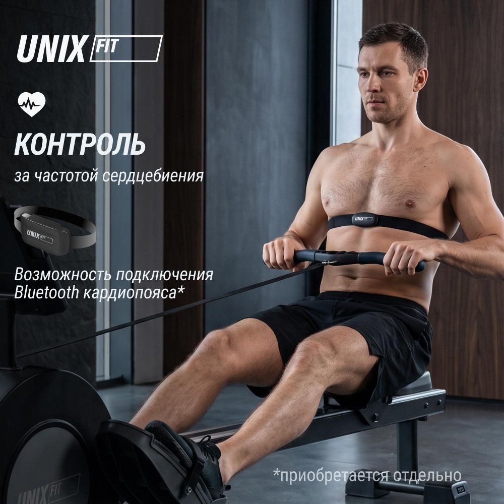 Гребной тренажер UNIX Fit механическая нагрузка / Techno Rower 360