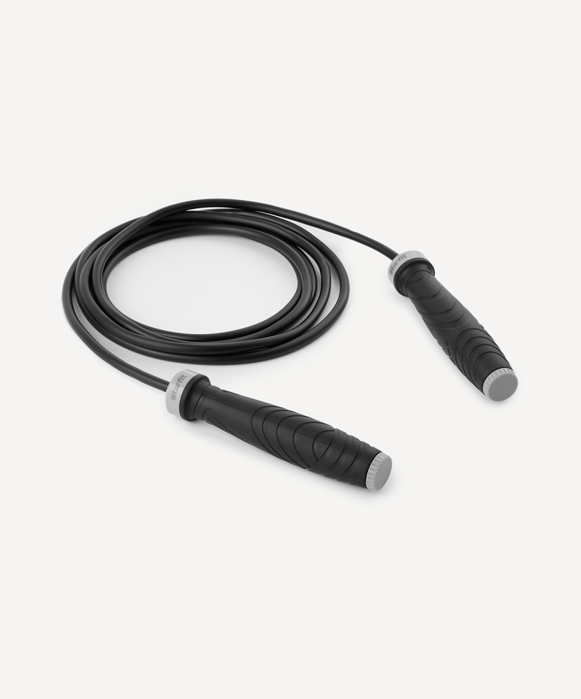 Фотографии Скакалка RP-601 ПВХ, с утяжелителями, 3 м, черный