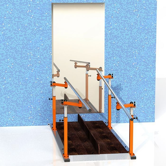 Брусья для реабилитации с зеркалом