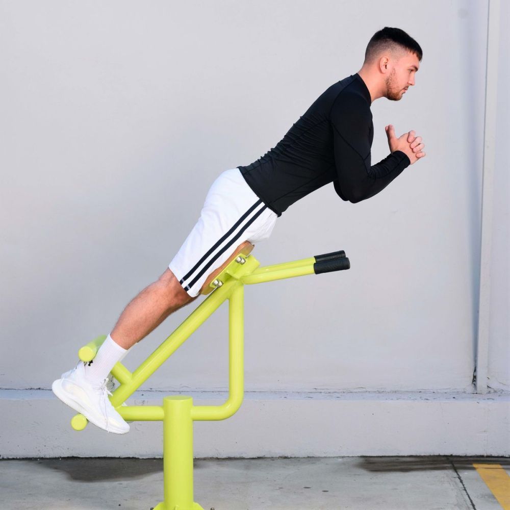 Фотографии Уличный тренажер Гиперэкстензия