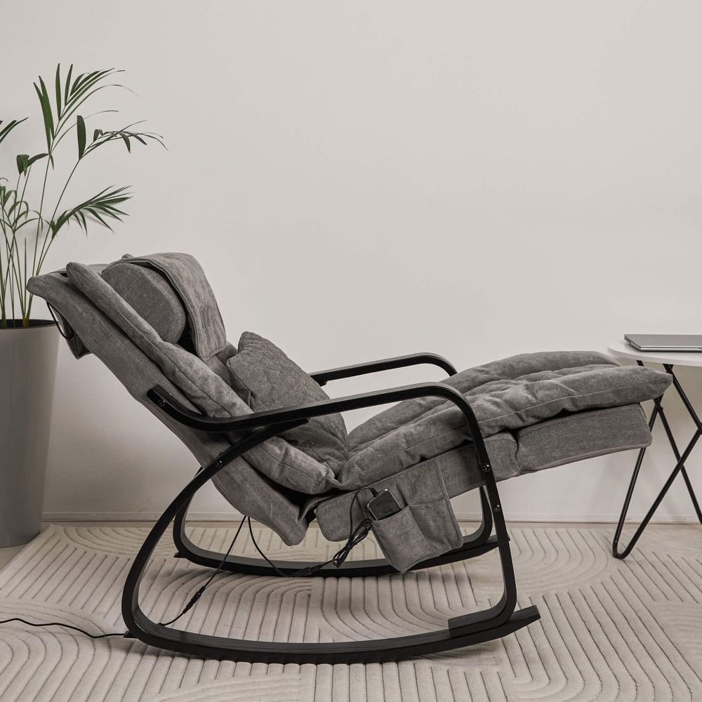 Массажное кресло UNIX Авола / Avola серый