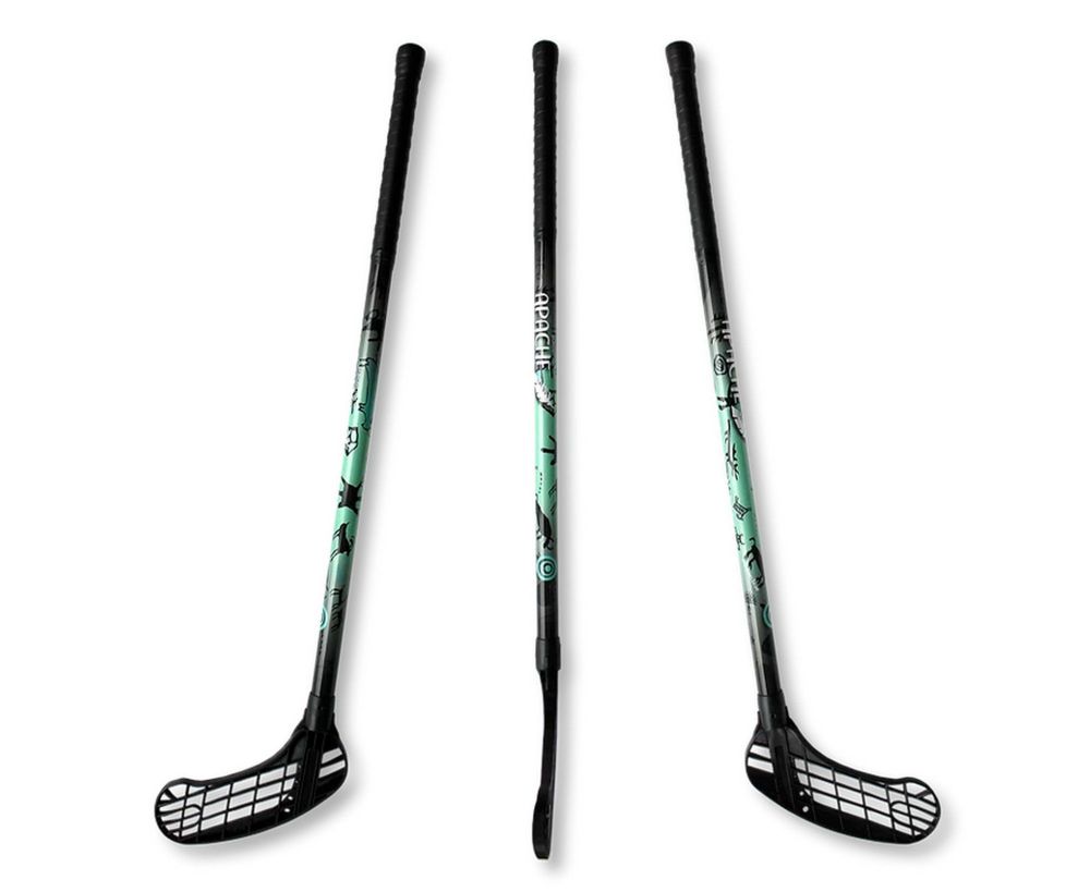 Фото Клюшка флорбольная ACITO APACHE 33 GREEN 80 Round - Правый