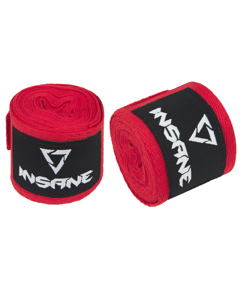 Бинт боксерский VIPER, хлопок, красный, 2,5 м