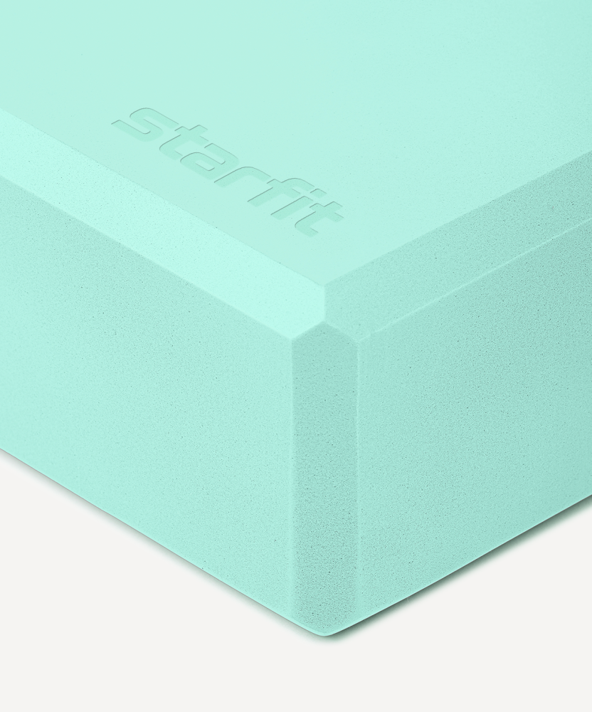 Фотографии Блок для йоги YB-200 EVA, мятный