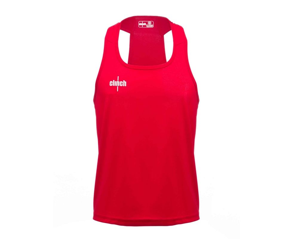 Фото Майка боксерская Clinch Olimp красная