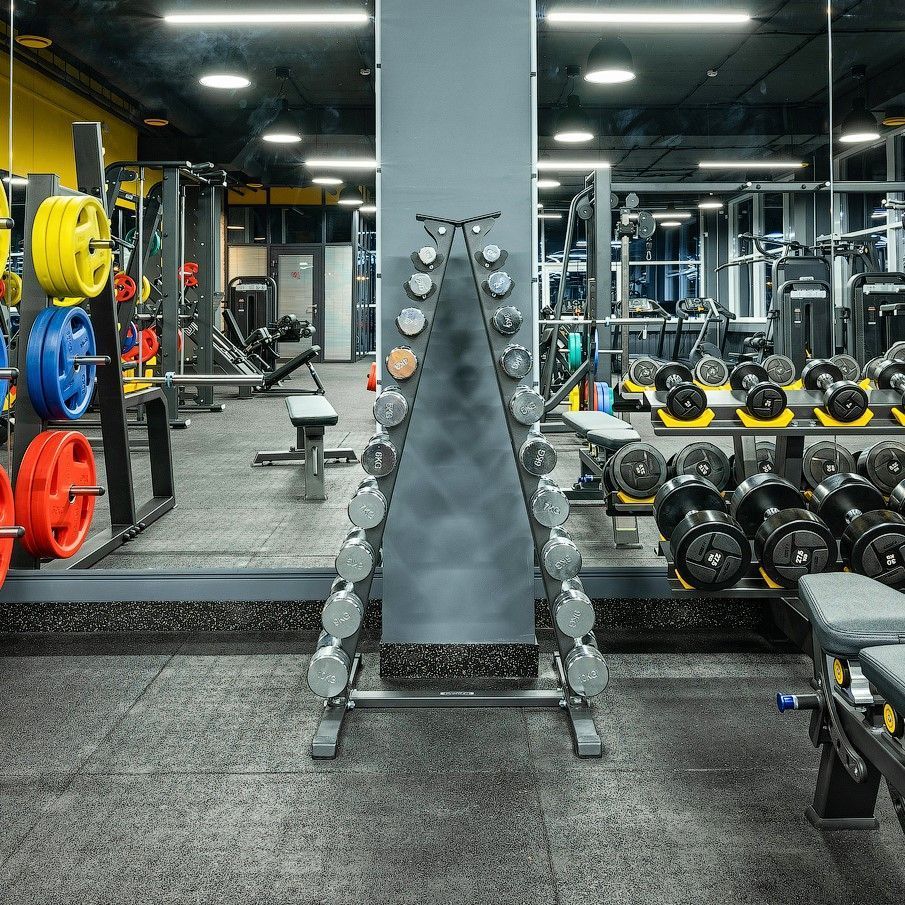 Гантельный ряд хромированный (шаг 1 кг, 10 пар) PROFI-FIT 1-10 кг