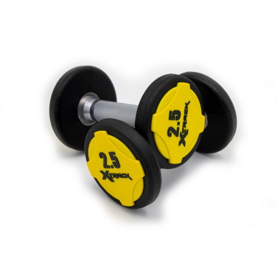 Фото Гантельный ряд полиуретановый (42-50 кг, шаг 2 кг) Gymmaster ANA-050