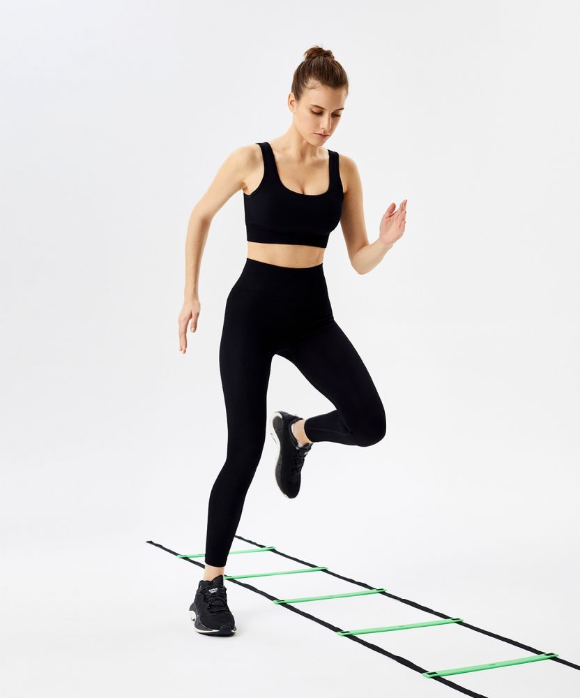 Фотографии Лестница координационная FA-601, 5,8 м, ярко-зеленый/черный