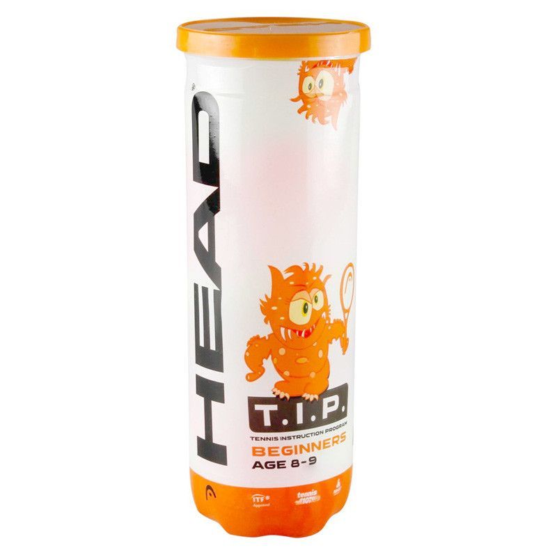 Фото Мяч для большого тенниса детский HEAD T.I.P Orange 578123, 3шт.