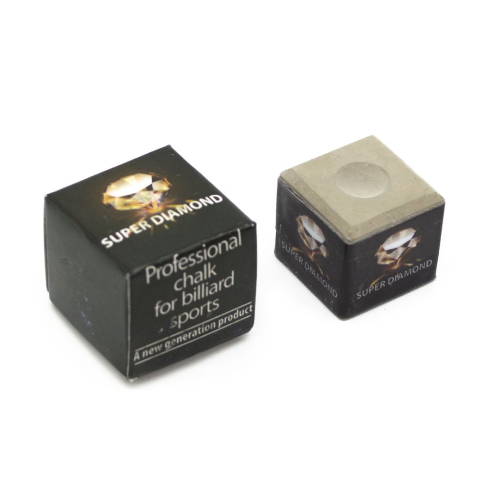 Фотографии Мел «Super Diamond Grey» (серый) черная коробка