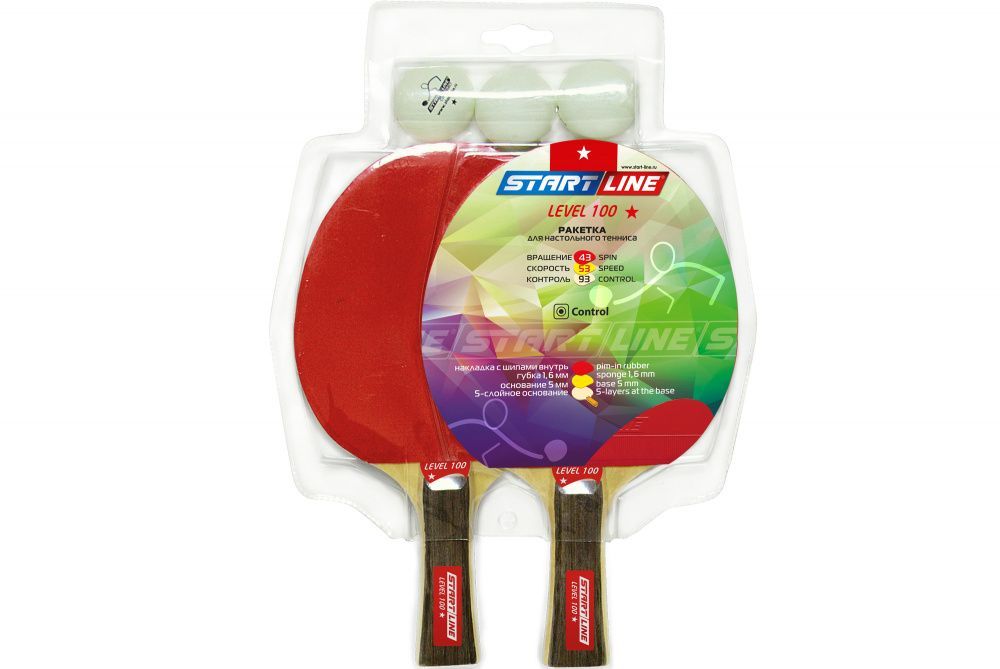 Фото Набор 2 р-ки Level 100, 3 мяча Club Select