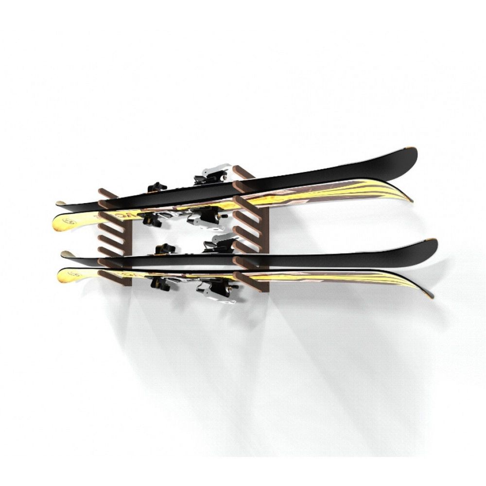 Фотографии Вешалка Эконом SEF для лыж фрирайда, пристенная 45х80х18см  SEF-7