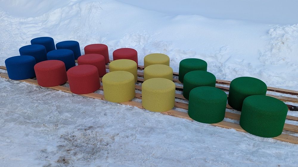 Фотографии Пенек из EPDM крошки «Баббл»