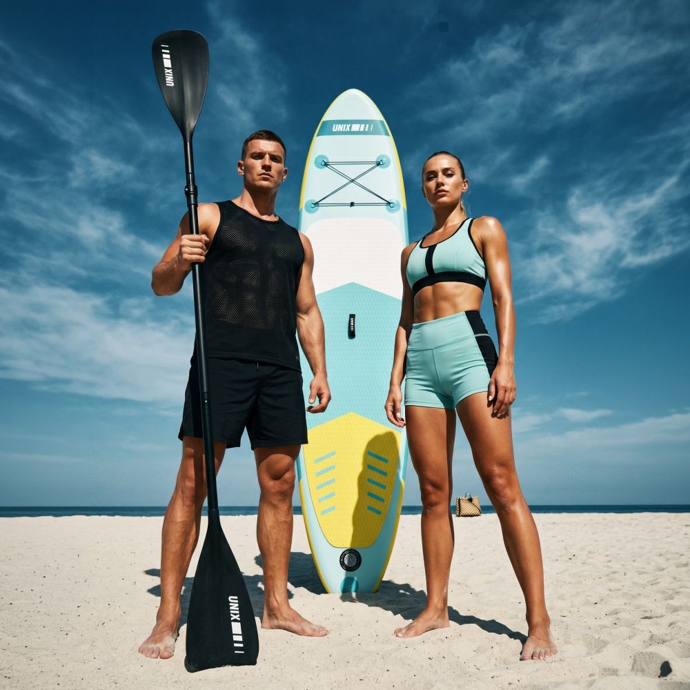 Фото SUP-борд UNIX Line Голубая лагуна / Blue Lagoon (320 см)