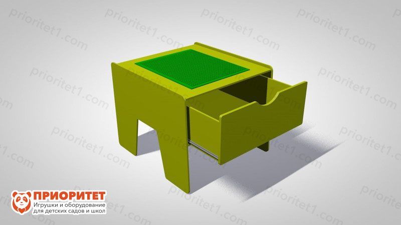 Лего-стол для конструирования «Новые горизонты» (салатовый)