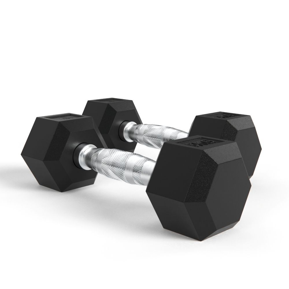 Фото Гантели DFC гексаг.обрез. 5кг (пара) DB001-5