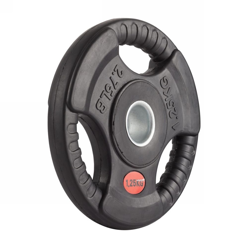 Диск 31 мм. обрезиненный с 3-мя хватами 1,25 кг, VictoryFit VF-S250125