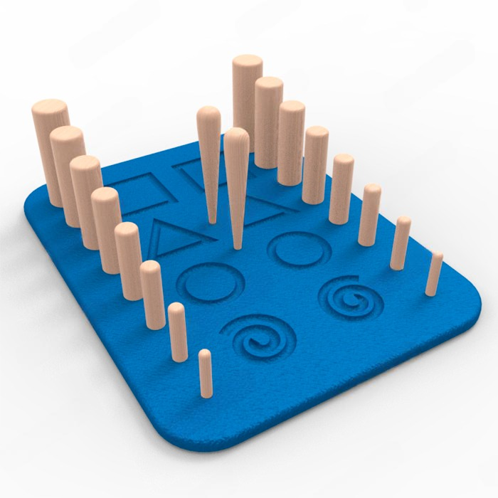 Фото Тренажер для пальцев Доска с фигурами