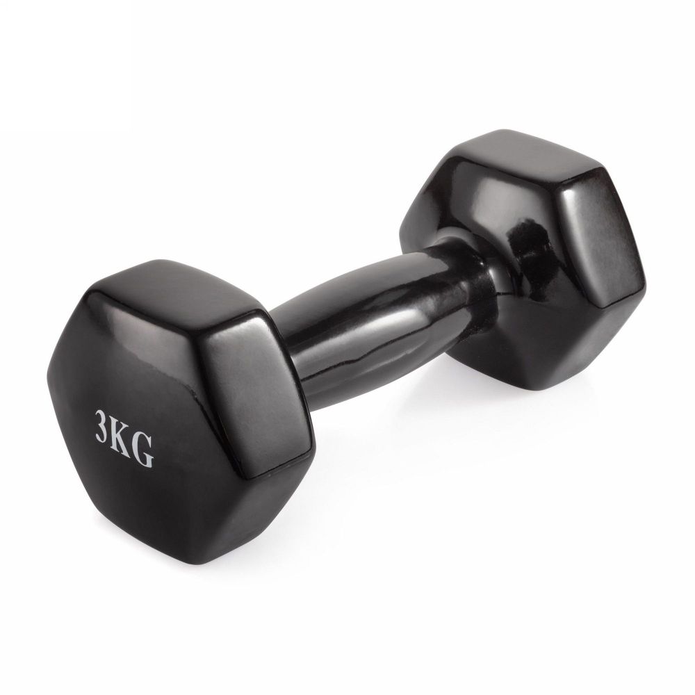 Фото Гантель неразборная 3 кг. винил VictoryFit VF-DV030