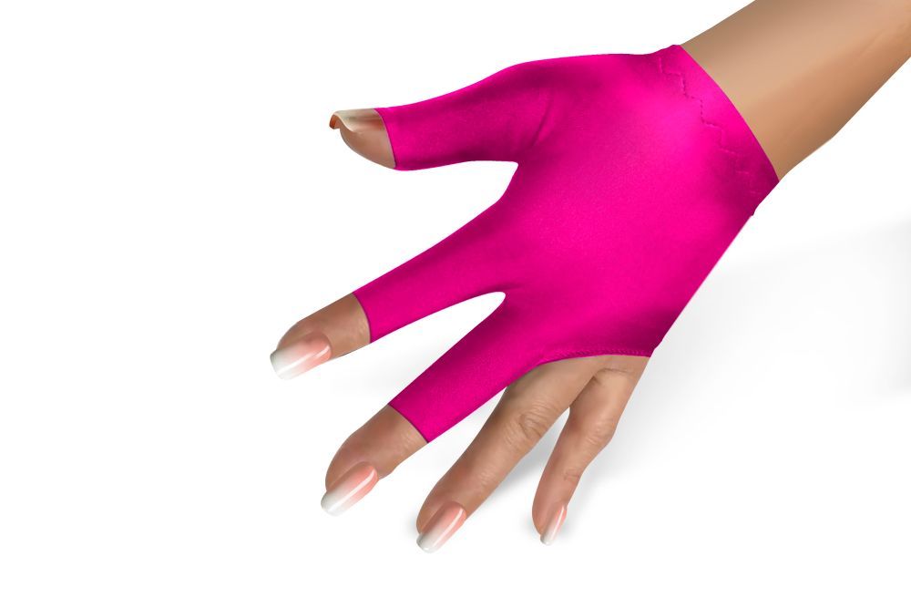Фотографии Перчатка-бильярдная Feudor Standard fuchsia S