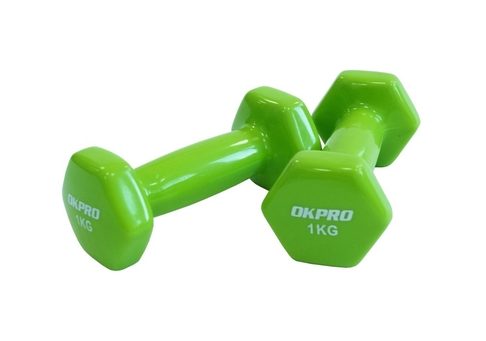 Гантель виниловая 1 кг для групповых программ
