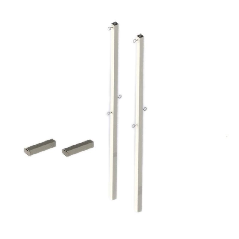 Фото Стойки для бадминтона со стаканами (под бетонирование)  Pioner A12881