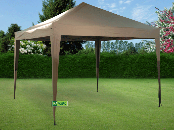 Тент садовый складной Koopman 300x300x280 Серый