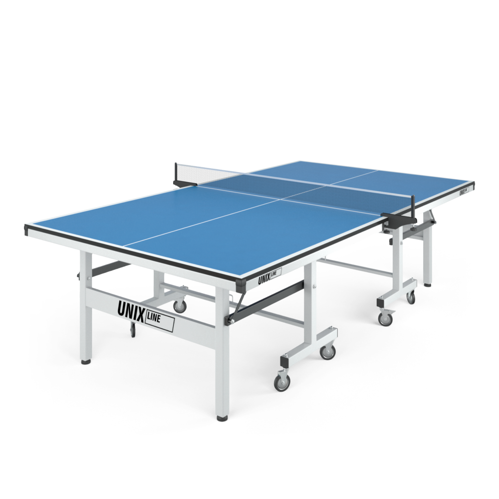 Фото Профессиональный теннисный стол UNIX Line 25 mm MDF (Blue)