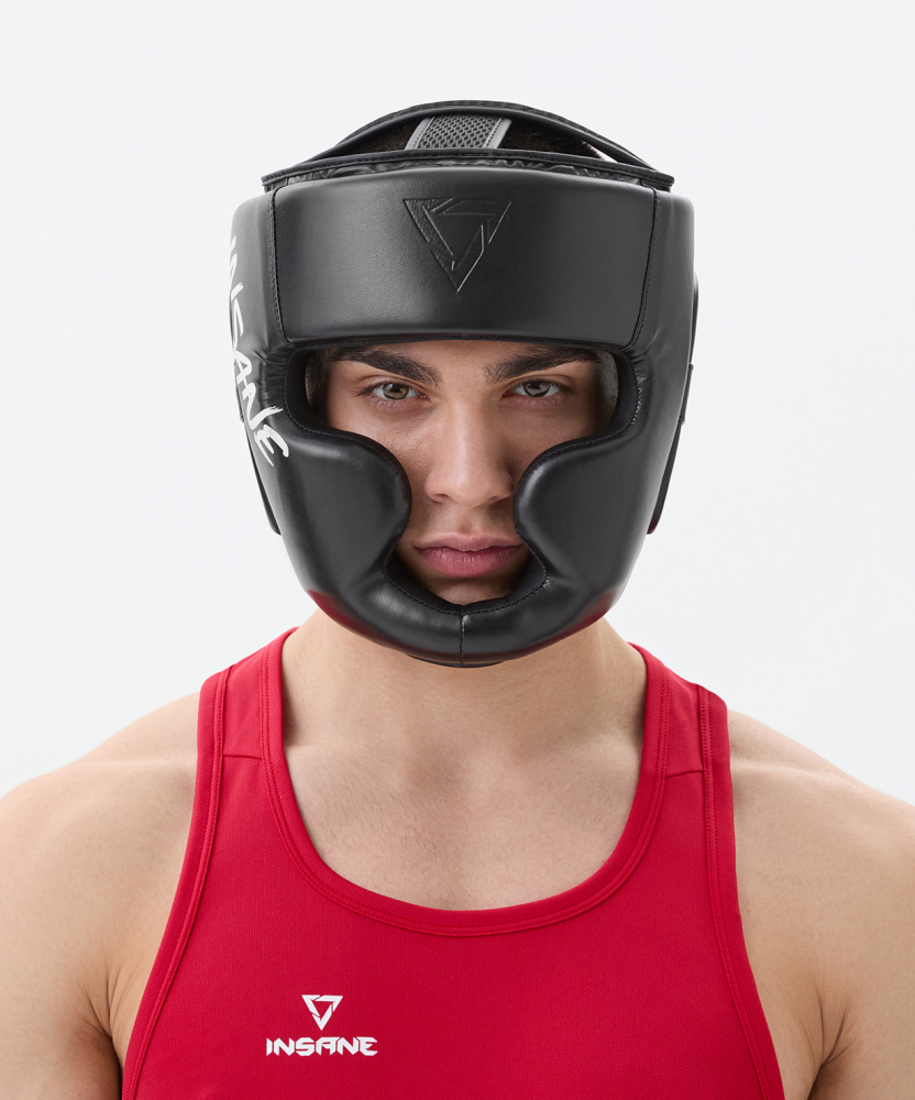 Фотографии Шлем закрытый INSANE IMPACT, ПУ, черный