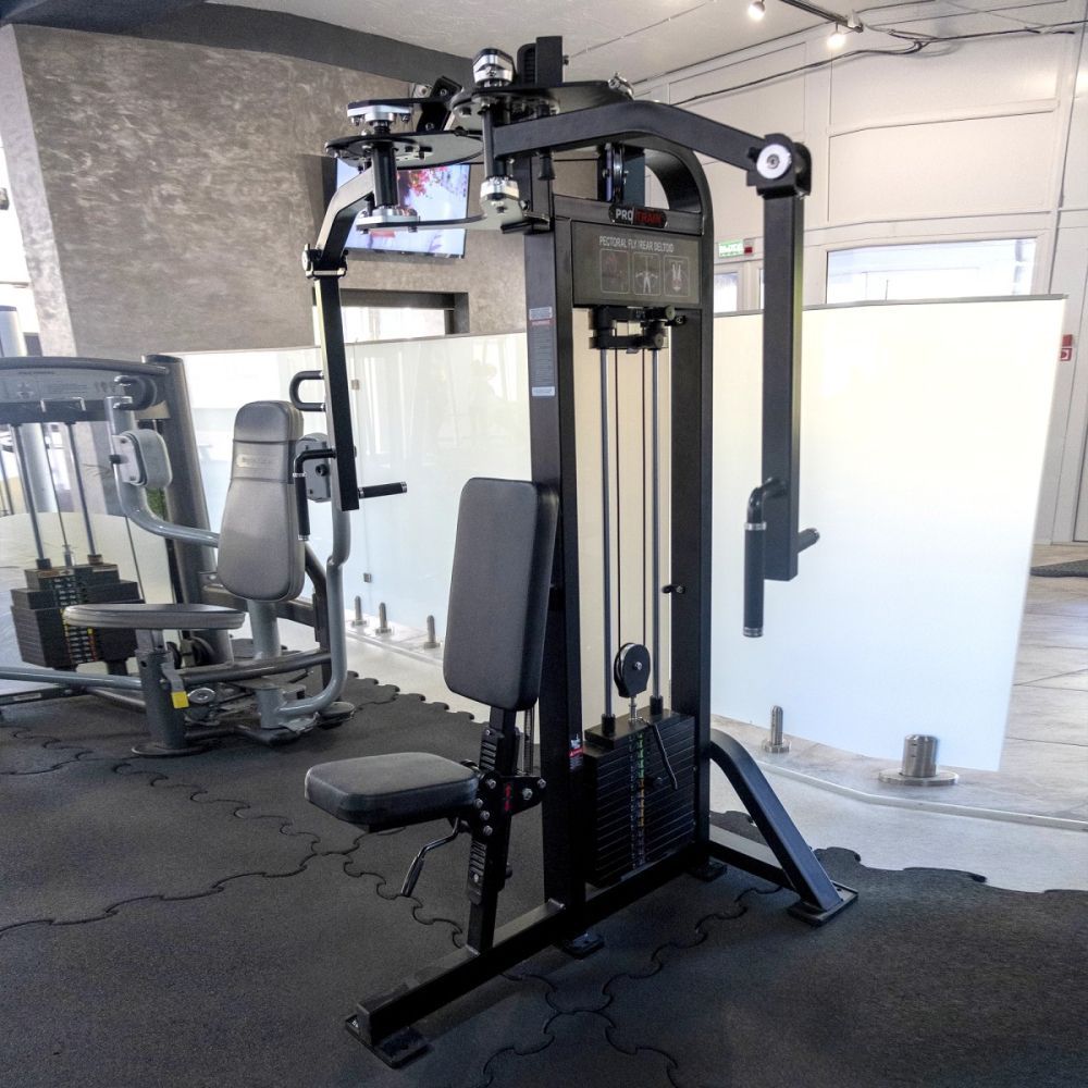 Баттерфляй/задняя дельта Protrain CP102 (пек дек) (полностью черный)