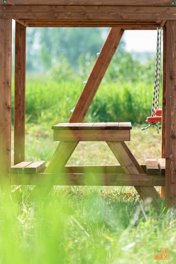 Фотографии Дополнительный модуль Выше Всех Столик с лавочками