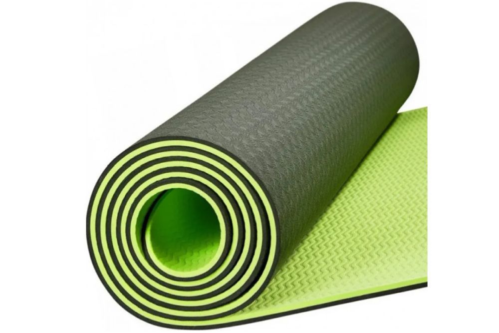 Коврик для йоги TPE  6мм, зеленый, двухсторонний Hasttings Digger HD22D1A-Green