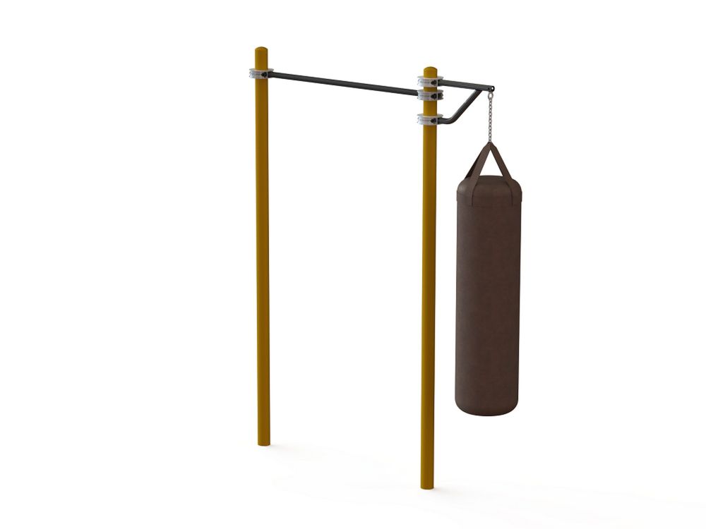 Фотографии Турник классический для занятий Воркаут с боксерской консолью Pioner A17370