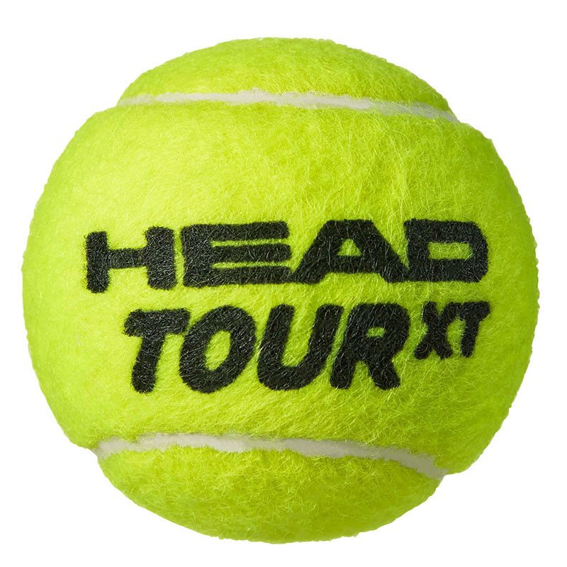Фотографии Мяч теннисный Head Tour XT 3B 570823, уп.3 шт,одобр.ITF,сукно,нат.резина,желтый
