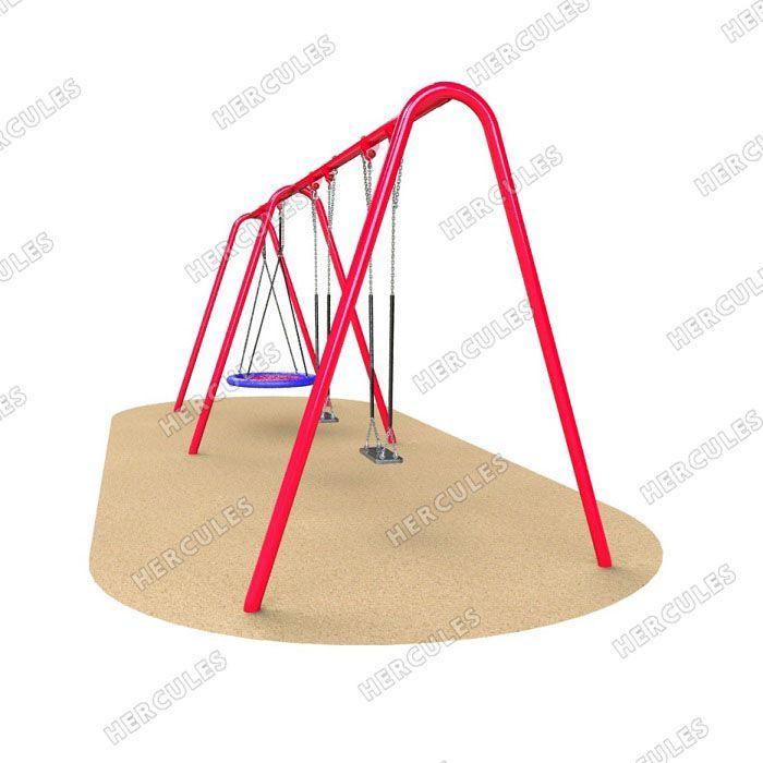 Фотографии Тройные качели с сидением Гнездо