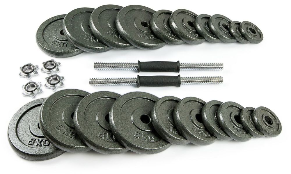 Фото Набор металлических гантелей 2x30 кг Atlas Sport