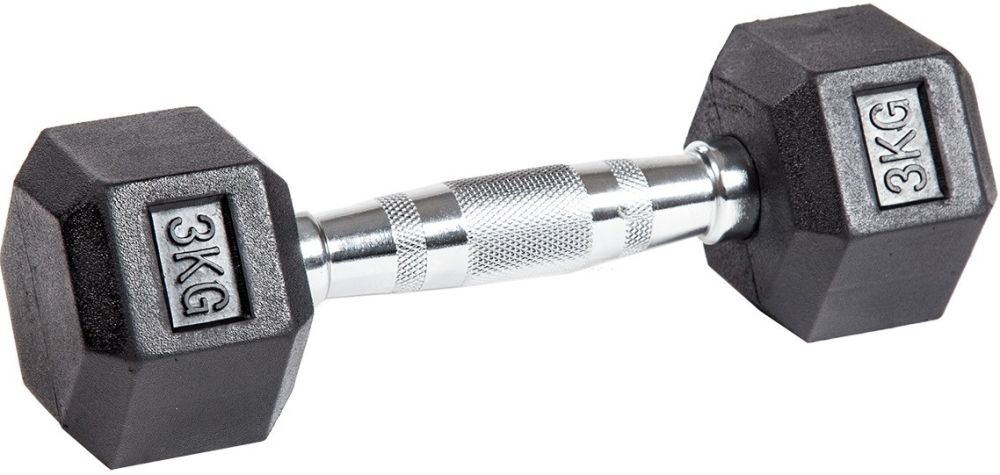 Гантель неразборная гексагональная VF-H030 (3 кг)