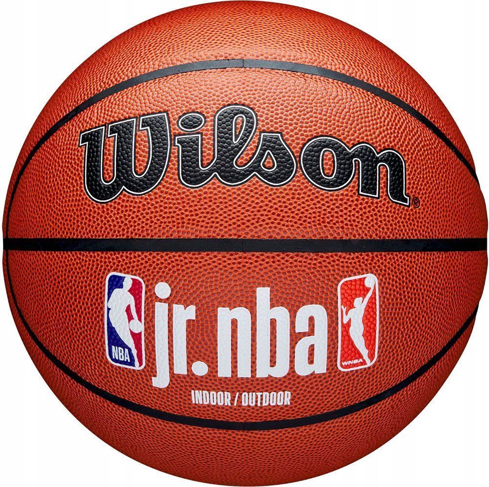 Фото Мяч баскетбольный Wilson JR. NBA Fam Logo Indoor Outdoor WZ2009801XB5, размер 5