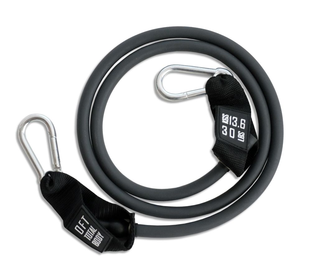 Фото Эспандер из натурального латекса с карабинами сопротивление 30 lbs