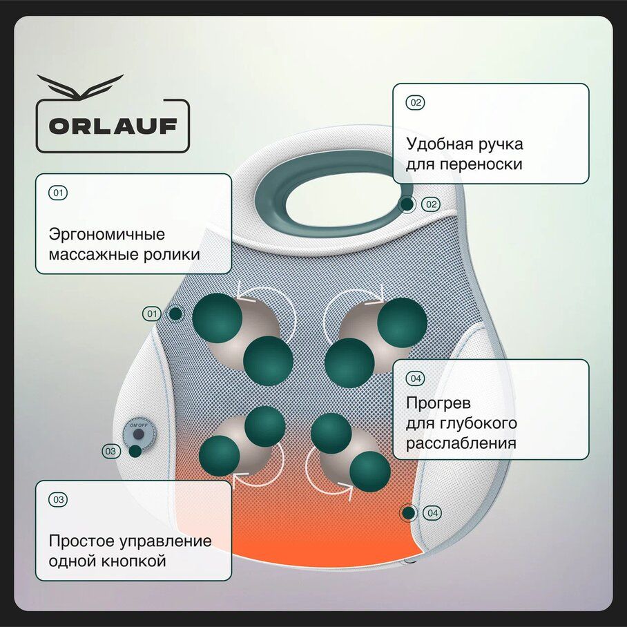 Массажер для тела универсальный Orlauf Rested