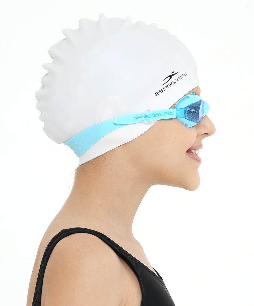 Фотографии Шапочка для плавания Nuance White, силикон, подростковый